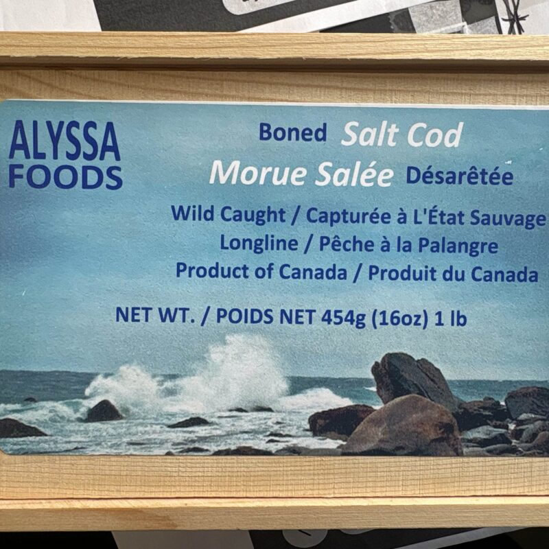 Boned Salted Codfish - 1lb Wood Box