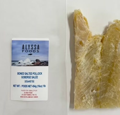 Boned Salted Pollock - 1 lb Bag